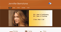 Desktop Screenshot of jenniferbernstone.com