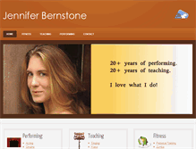 Tablet Screenshot of jenniferbernstone.com